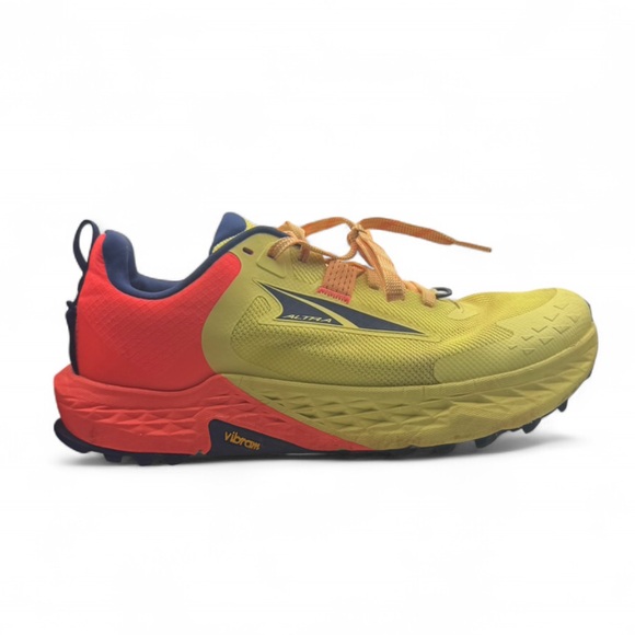 Altra | Womenβs Vibrant Yellow and Red Trail TIMP 5 Running Shoes | 7.5 - Picture 2 of 8